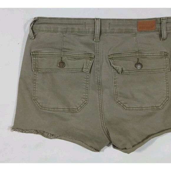 Judy Blue Mid Rise Raw Hem Jean Shorts - Picture 8 of 9